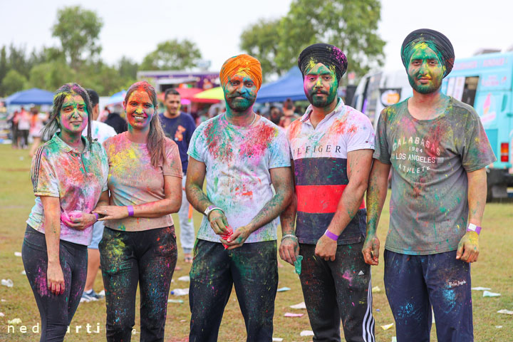 Gold Coast Holi, Gainsborough Parklands, Pimpama