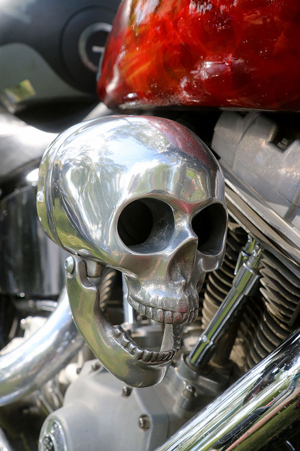 Bikies do seem to like things related to death