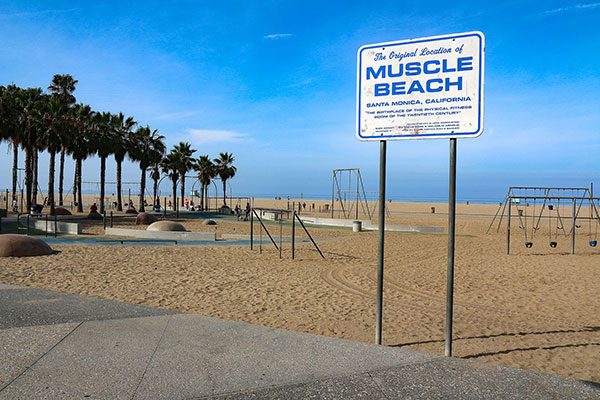 Muscle Beach, the birthplace of the physical fitness boom of the 20th century