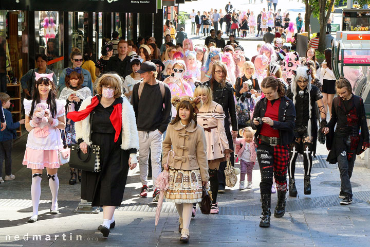 The Brisbane Harajuku Fashion Walk 2017, Queen Street Mall