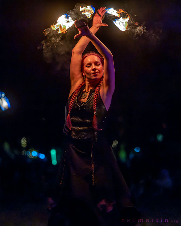 Yaolina Kay, West End Fire Festival, Brisbane