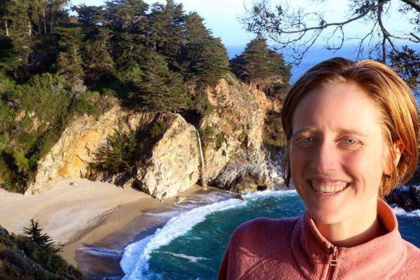 Bronwen at McWay Falls