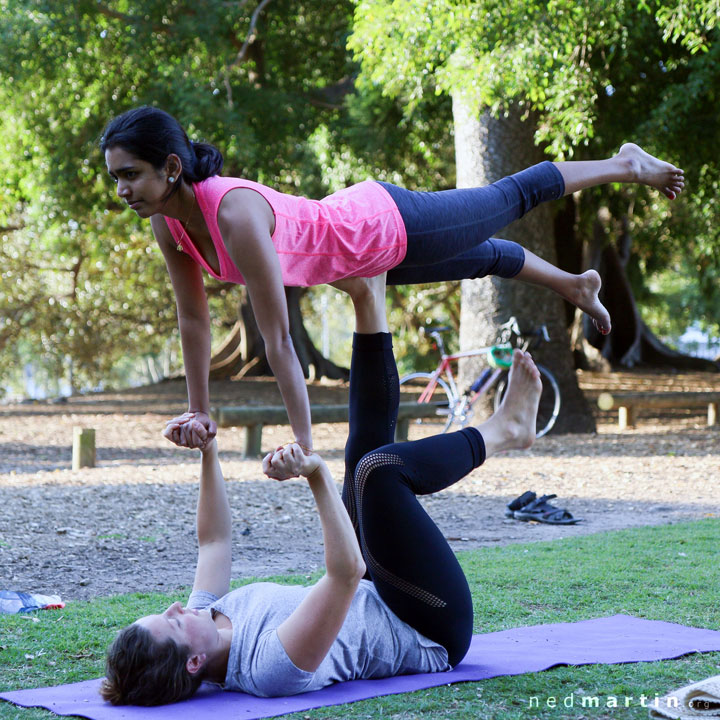 Acro at Davies Park, West End