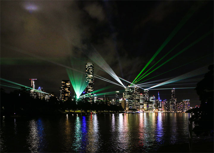 Sunsuper Night Sky from Kangaroo Point