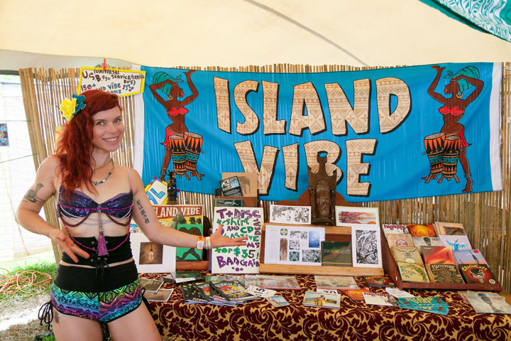 Redstar, Festival Shop, Island Vibe Festival