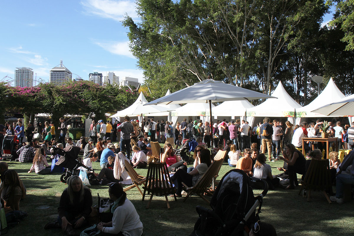 Crowds at the Regional Flavours Festival