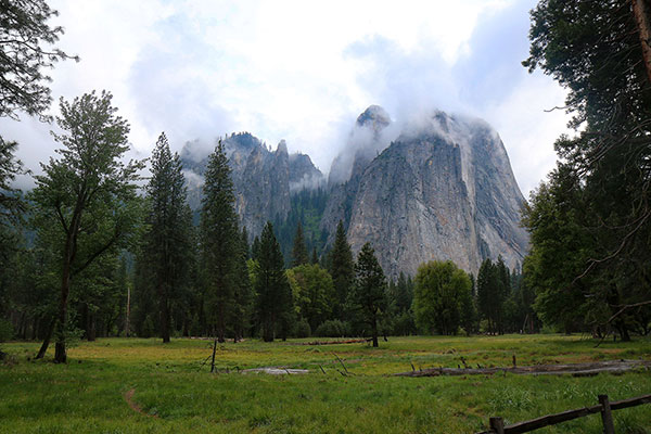 Clouds in Yosemite Valley