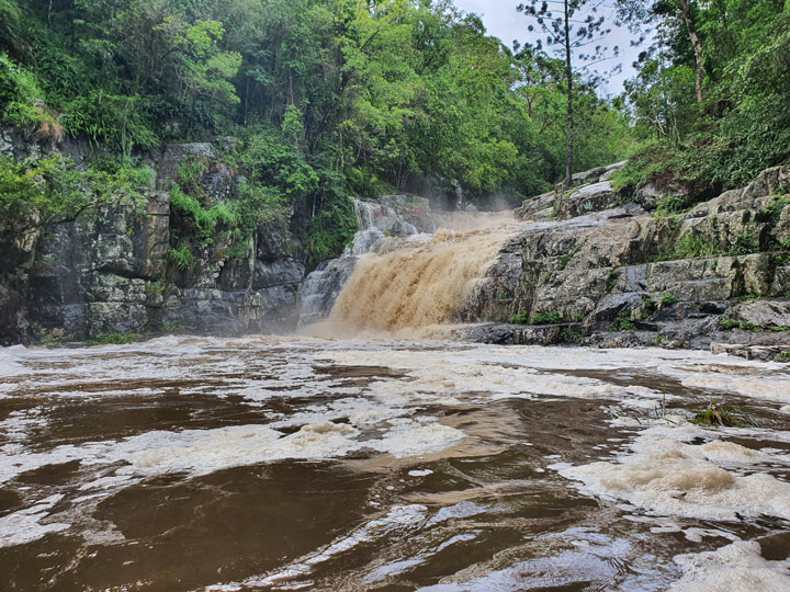 Cedar Creek in flood