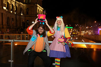 Cosplayers at Brisbane Neon Pop 2016