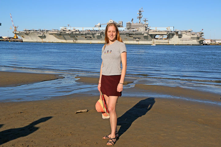 Bronwen, USS Ronald Reagan, Luggage Point, Brisbane