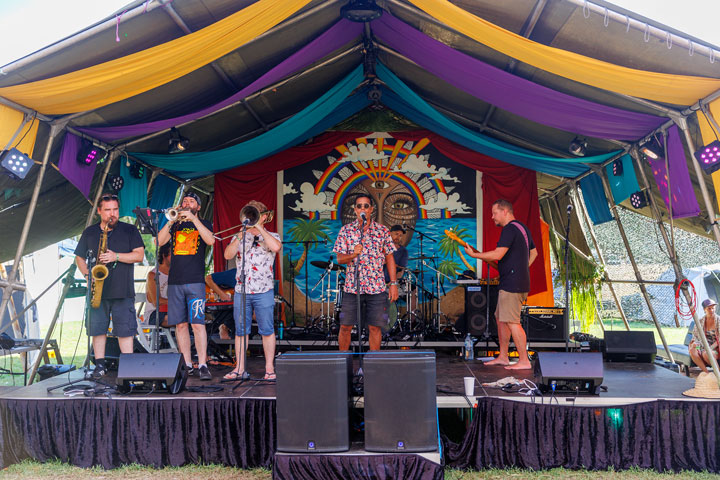 Shadefoot's Dub Allstars, Micro Island Vibe Festival, Stradbroke Island