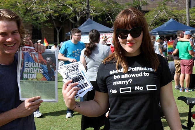 Brisbane Rally for Gay Marriage