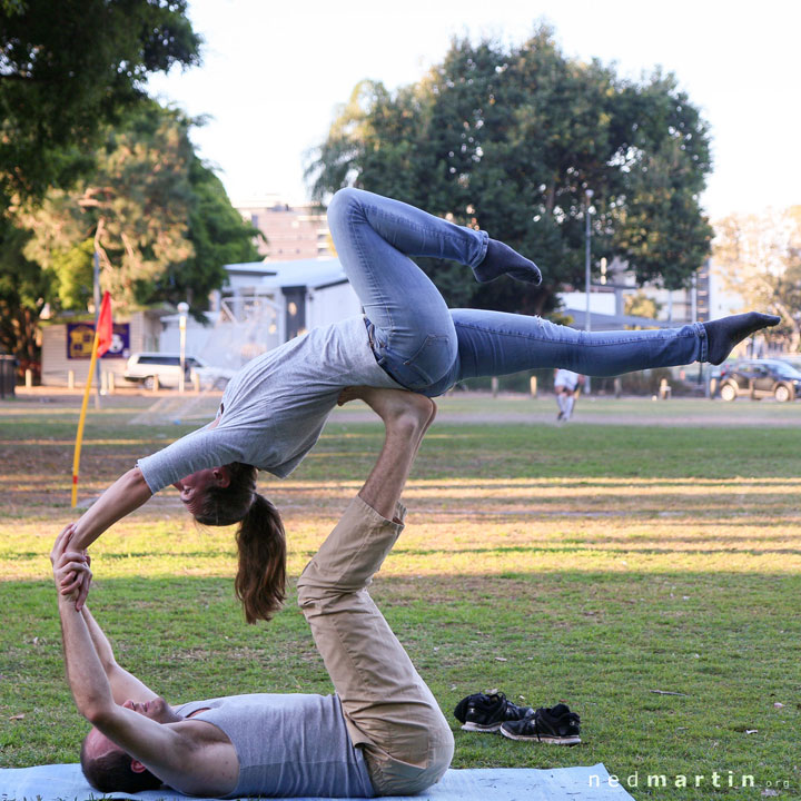 Acro at Davies Park, West End