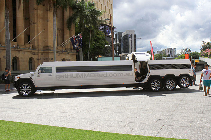 Stretch Hummer at City Hall
