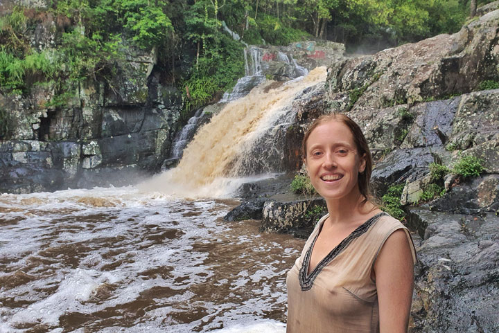 Bronwen at Cedar Creek Falls