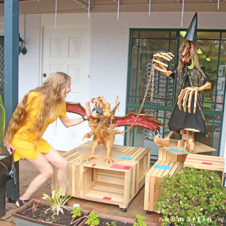 Bronwen at the Tamborine Mountain Scarecrow Festival