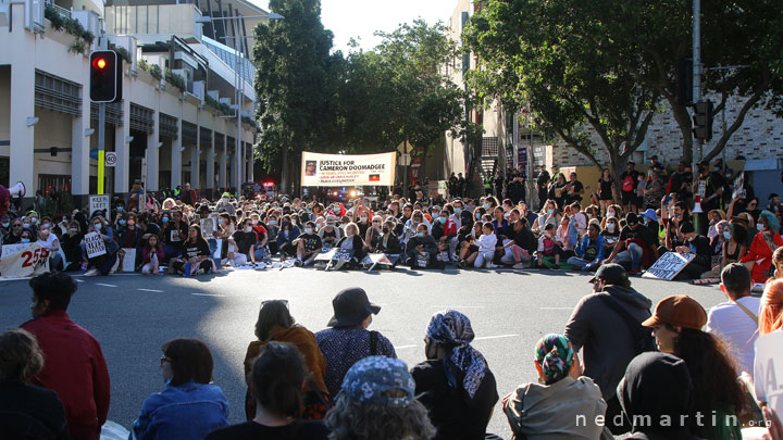 Stop Black Deaths in Custody Protest, Brisbane