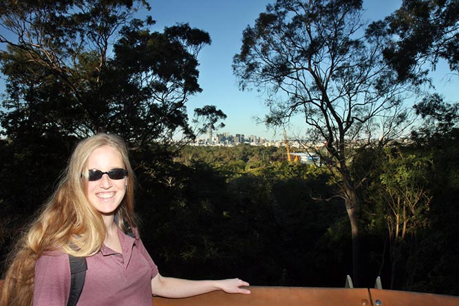 Bronwen at Mt Coot-Tha Botanical Gardens