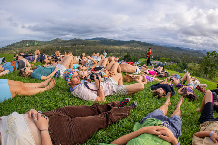 “Don’t look now but there’s a videographer hiding amongst us…”—Telepathy: Moving Meditation, Hill, Yonder Festival 2021