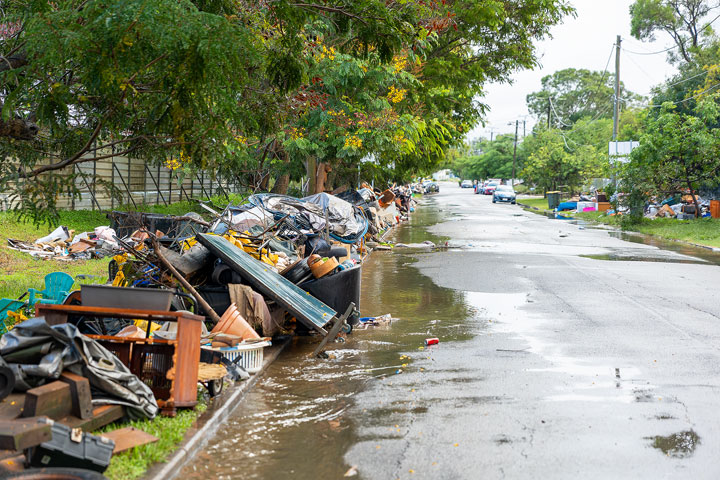 Flood damage, Pegg Rd, Rocklea