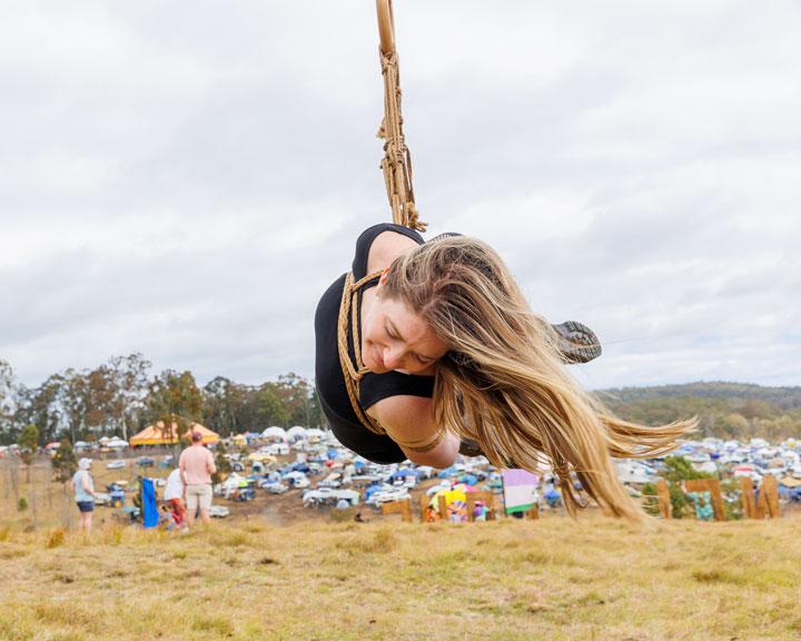 Shibari on the hilltop, Jungle Love Festival 2022