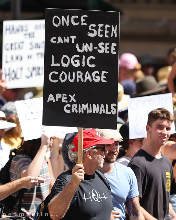 Freedom Rally, Brisbane