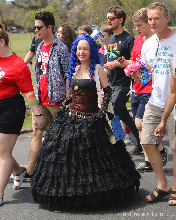 Pride Rally & March, Brunswick St, Fortitude Valley, Brisbane