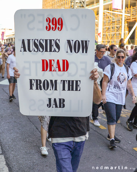 Freedom Rally, Brisbane Botanic Gardens