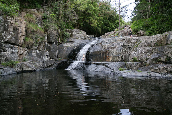 One Bronwen placed into falls for scale