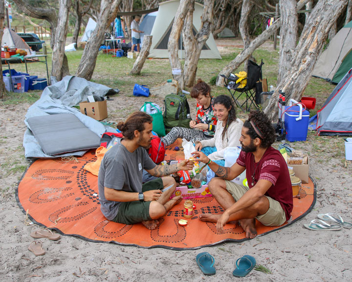 Adder Rock Camping, Island Vibe Festival 2018, Stradbroke Island