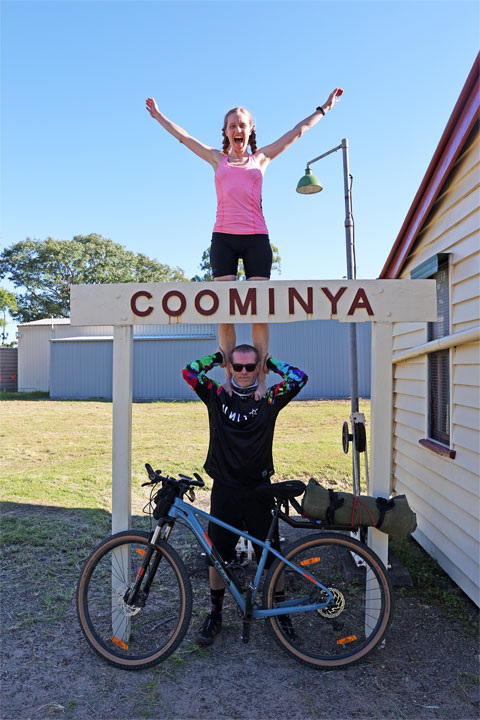 Bronwen, Coominya Railway Station, Brisbane Valley Rail Trail