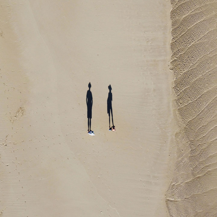 “The Kiss”—Bronwen & Ned on Stradbroke Island