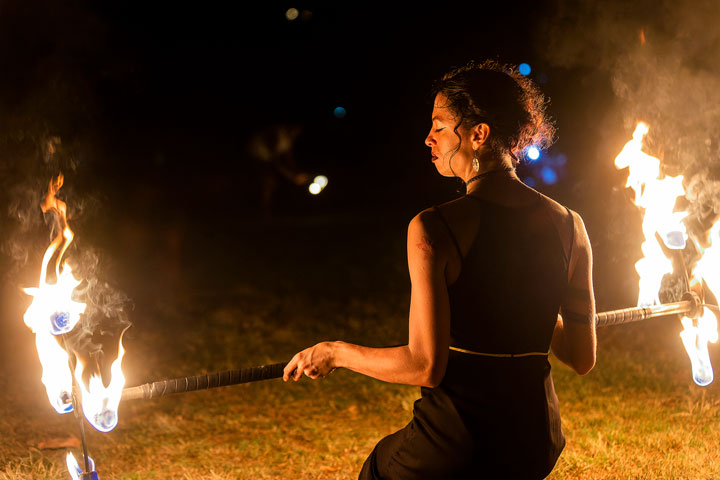 Alexandria Lowther, West End Fire Festival, Brisbane