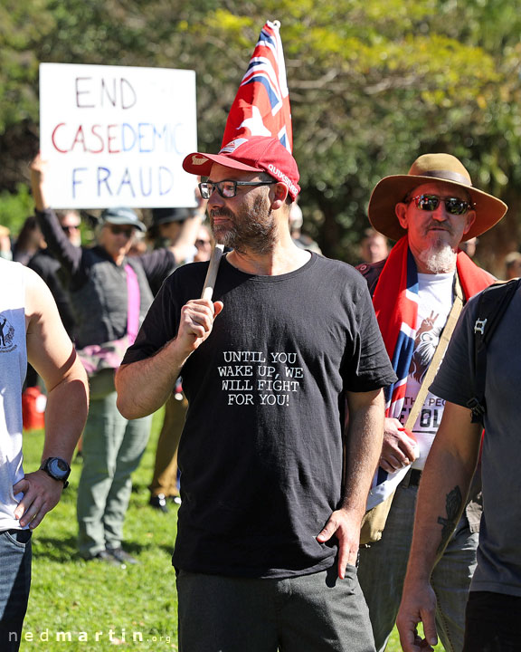 Freedom Rally, Brisbane Botanic Gardens