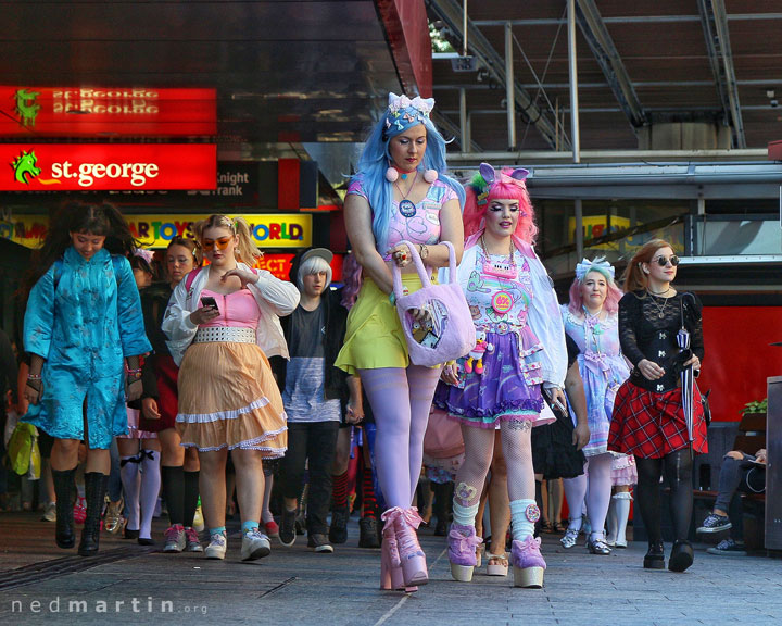 The Brisbane Harajuku Fashion Walk 2017, Queen Street Mall