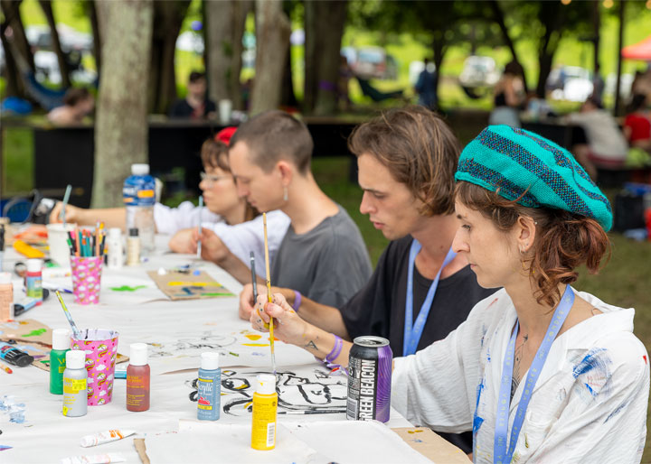 Little Lunch Goes to Art School, Market Grove, Yonder Festival 2021