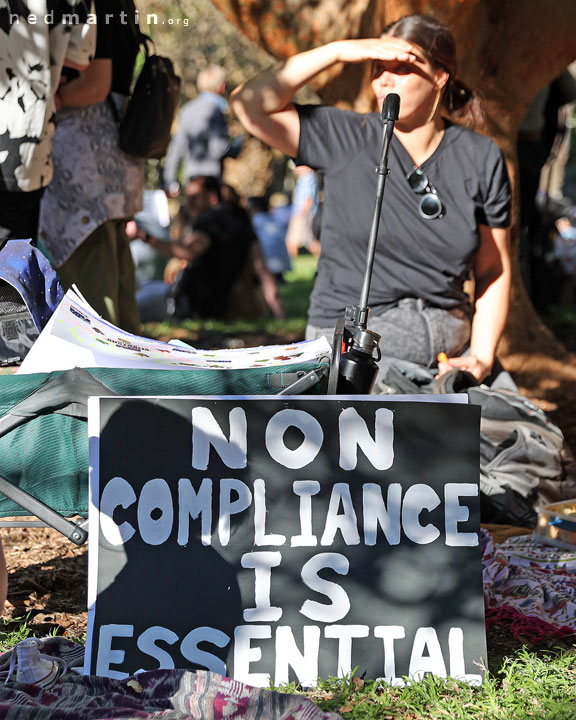 Freedom Rally, Brisbane Botanic Gardens