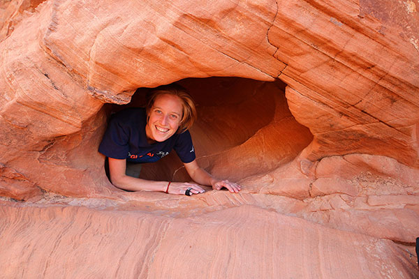 Bronwen in the Valley of Fire