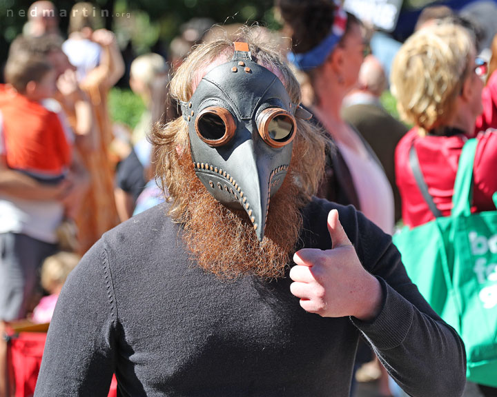 Freedom Rally, Brisbane Botanic Gardens