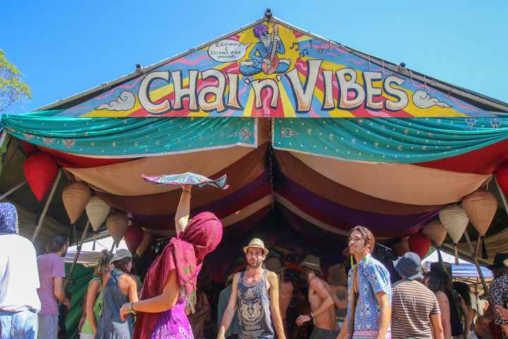 Vaggaphonics at Chai 'N' Vibes, Island Vibe Festival, Stradbroke Island