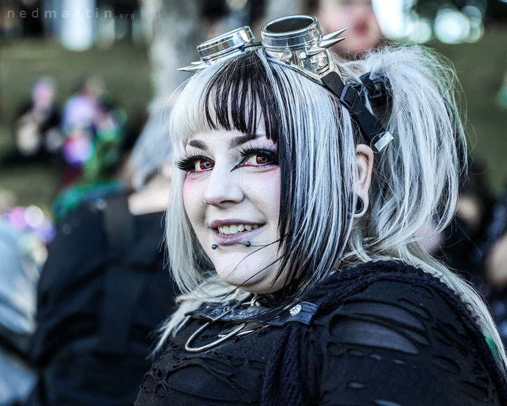 Karene, The Brisbane Gothic and Alternative Picnic 2021, Roma St Parklands, Brisbane