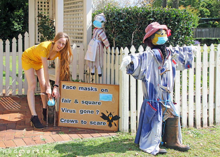 Bronwen at the Tamborine Mountain Scarecrow Festival