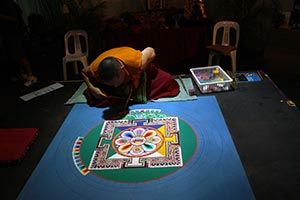 Tibetan Mandala, The Amazing Woodford Folk Festival