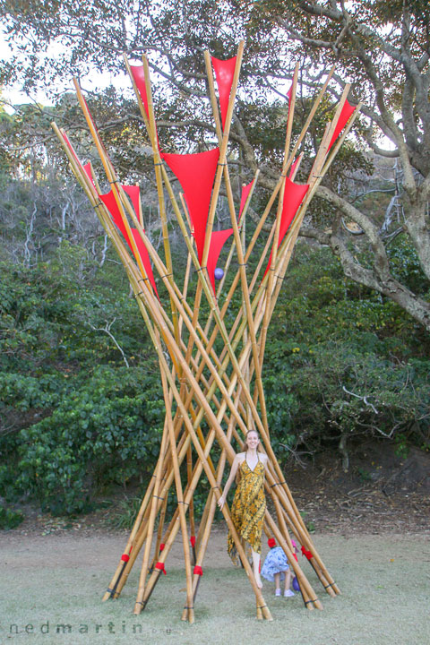 Bronwen at Swell Sculpture Festival