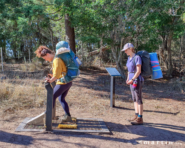 Bronwen & Carissa removing pathogens