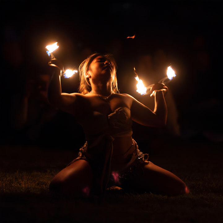 Emmanuellé Gomez, West End Fire Festival, Brisbane