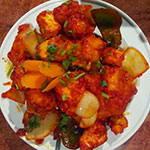 Chilli Paneer from Halim’s Indian Taj, Rosalie