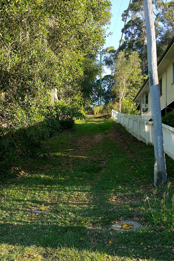 Walking up Mount Gravatt