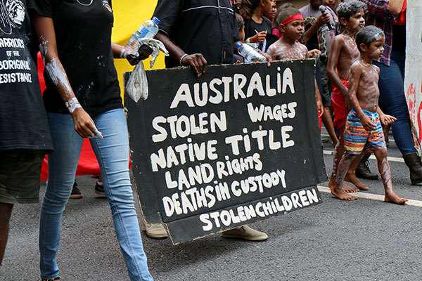 Australia: Stolen Wages, native Title, Land Rights, Deaths in Custody, Stolen Children