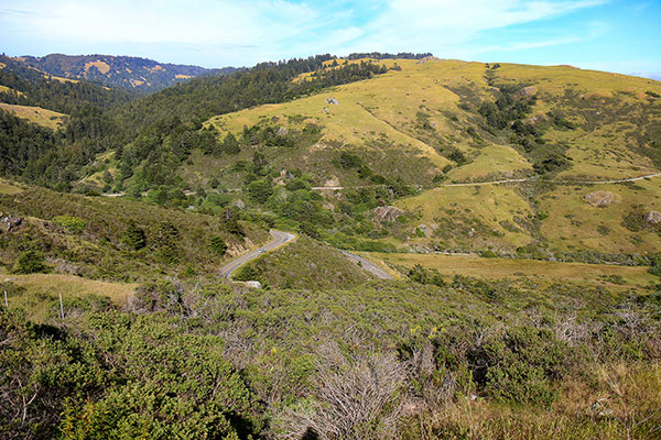 The windy road to Fort Bragg